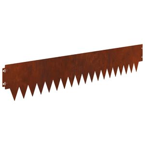 vidaXL Zāliena Apmale 30 gab. 103 x 20 cm Tērauds Rūsa
