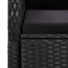 vidaXL 7-daļīgs dārza mēbeļu komplekts ar matračiem, PE rotangpalma