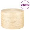 vidaXL virve, 3 mm, 100 m, 2000 % sizals
