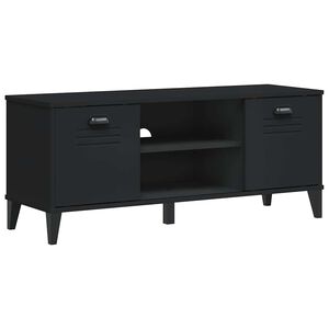 vidaXL apavu skapis VIKEN, 106x35x45 cm, melns, inženierijas koks
