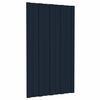 vidaXL Jumta panelis 36 gab. Antracīta 80 x 45 cm Cinkots tērauds