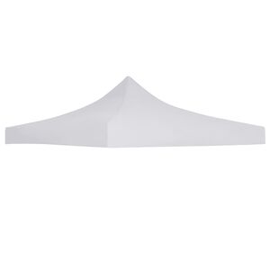 vidaXL dārza nojumes jumts, 3x3 m, balts