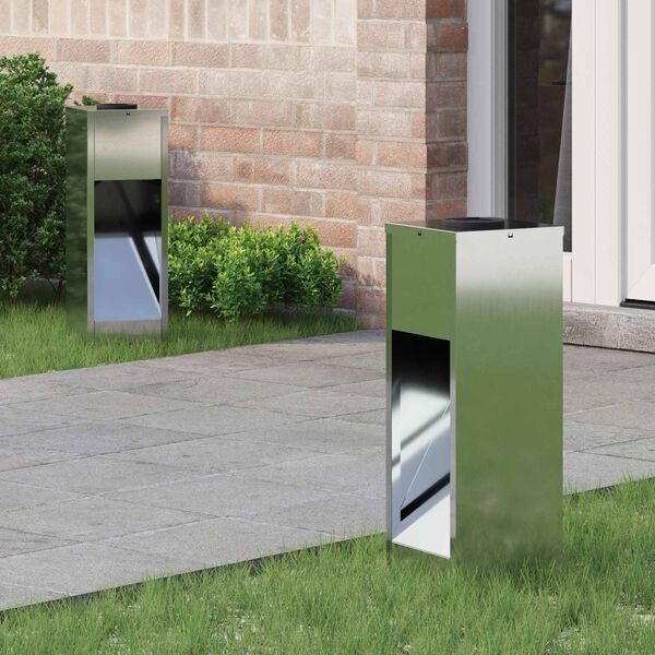 vidaXL Saules LED Ceļa Gaisma 2 pcs Cinkots Cinkots