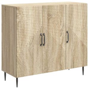 vidaXL Puse Sonomas ozols 89 x 34,5 x 80 cm Inženierijas koks