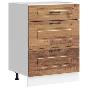 vidaXL virtuves apak&scaron;ējai skapītis, Kalmar, veca koka