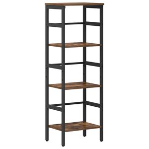 vidaXL Grāmatu plaukts 3 līmeņi 40 x 29,5 x 115 cm Inženierijas koks