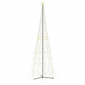 vidaXL Ziemassvētku eglīte, silti balta, 3000 LED, 230x800 cm