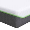 vidaXL Matracis Vidēji mīksts 120 x 200 cm Balts un pelēks