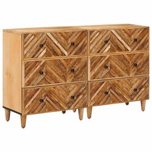 vidaXL Uzglabā&scaron;anas skapji 2 gab. 60 x 33,5 x 75 cm Cieta mango koksne