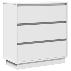 vidaXL Nakts skapītis Balts 71 x 34,5 x 75 cm Inženierijas koks