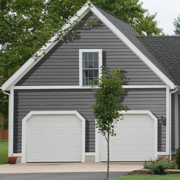 vidaXL sienas ap&scaron;uvuma paneļi, 8 gab., pelēki, 170x15 cm, WPC