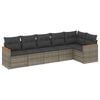 vidaXL Patio Sofa Set 4-vietīgs Grey
