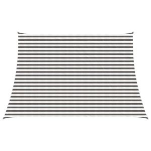 vidaXL Saulessargs Gai&scaron;i pelēks un balts 4 / 5 x 3 m HDPE