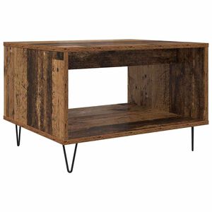 vidaXL Kafijas galdiņ&scaron; Vecs koks 60 x 50 x 40 cm Inženierijas koks