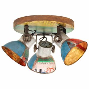 vidaXL griestu lampa, industriāls stils, krāsaina, 25 W, 42x25 cm, E27