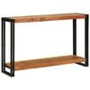 vidaXL Konsoles galds Brūna 120 x 33 x 75 cm Cietā akācijas koks