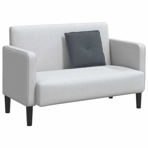 vidaXL Atpakaļ spilvens Tumši pelēks 50 x 45 cm Korduroja audums