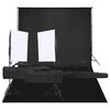 vidaXL fotostudijas komplekts, gaismas un fons