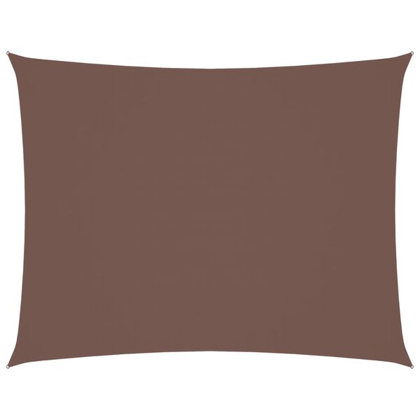 vidaXL saulessargs, taisnstūra forma, 2x3,5 m, brūns oksforda audums