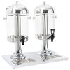 vidaXL dubultais sulas dispensers, 2 x 8 L, nerūsējo&scaron;s tērauds