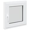 vidaXL Pagraba logs RISOR 50 x 50 cm PVC un stikls Balts