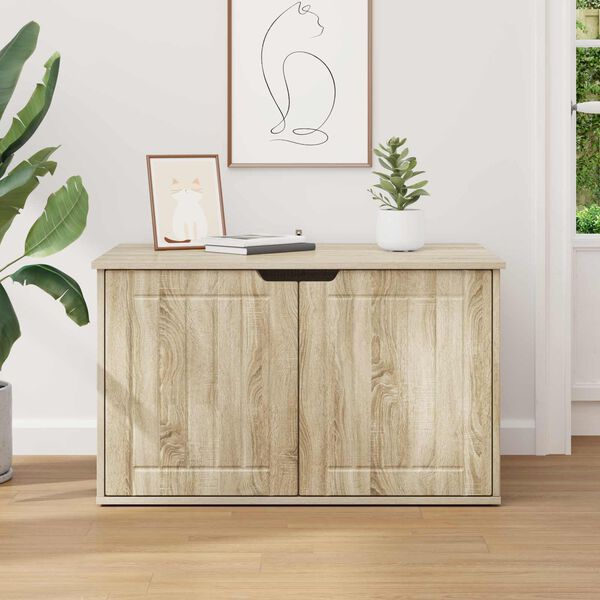 vidaXL Kaķu māja Sonoma 85 x 55 x 50,5 cm Inženierijas koks