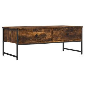 vidaXL kafijas galdiņ&scaron;, ozola krāsa, 101x49x39,5 cm, inženierijas koks