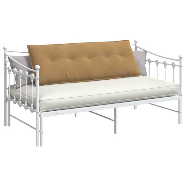 vidaXL Atpakaļ spilvens Brūna 140 x 50 cm Korduroja audums