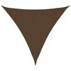 vidaXL saulessargs, 160 g/m&sup2;, brūns, 3x3x3 m, HDPE