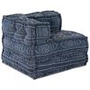 vidaXL Modulārais stūra dīvāns Indigo druka 70 x 70 x 56 cm audums