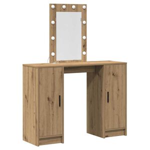 vidaXL Dressing galds Brūna 102 x 33 x 135 cm Inženierijas koks