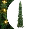 vidaXL izgaismota mākslīgā Ziemassvētku egle ar 130 LED, 210 cm