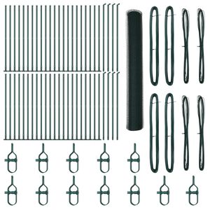 vidaXL Žoga āķis Zaļa