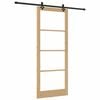 vidaXL Slīdo&scaron;ās durvis Dabiska 93 x 232 cm