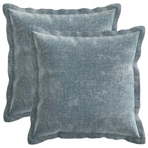 vidaXL Spilvenu pārvalks 2 gab. HOUTEN Gai&scaron;i zila 30 x 30 cm