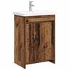 vidaXL Vannas istabas mēbeļu komplekts Vecs koks 81 x 40 x 84,5 cm