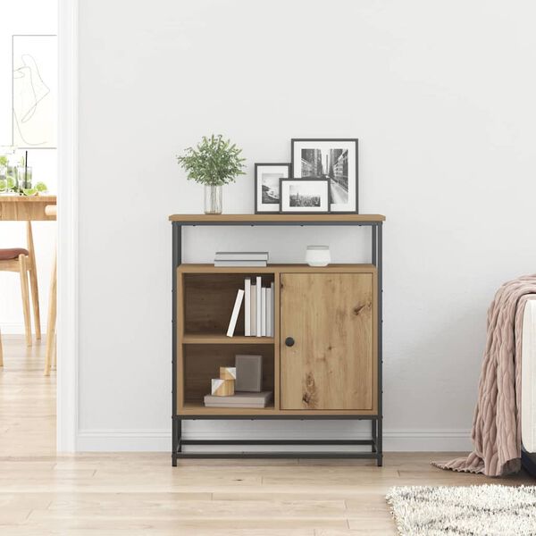 vidaXL Puse Artisānā ozols 69 x 35 x 80 cm Inženierijas koks