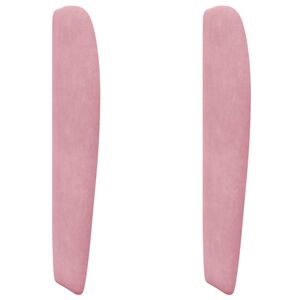 vidaXL Galvgaļa auss Rozā 80 x 23 x 6 cm Samts