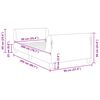 vidaXL Bērnu gultas rāmis ar galvgali Rozā 90 x 200 cm Aitu audums