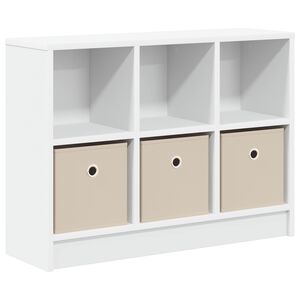 vidaXL Puse ar atvilktni Balts 73,5 x 22,5 x 53,5 cm