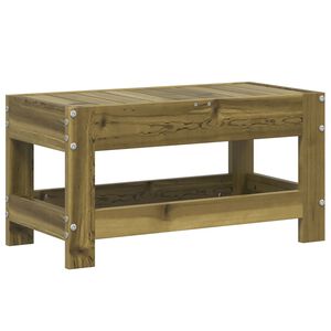 vidaXL dārza kājsoliņ&scaron;, 62x30x32 cm, impregnēts priedes koks