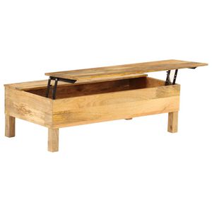 vidaXL kafijas galdiņ&scaron;, mango masīvkoks, 110x55x35 cm