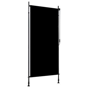 vidaXL āra ruļļu žalūzija, 100x270 cm, antracītpelēka