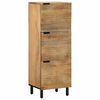 vidaXL Highboard Brown 40x33x110 cm Masīvkoka Mango