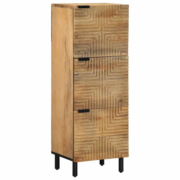vidaXL Highboard Brown 40x33x110 cm Masīvkoka Mango