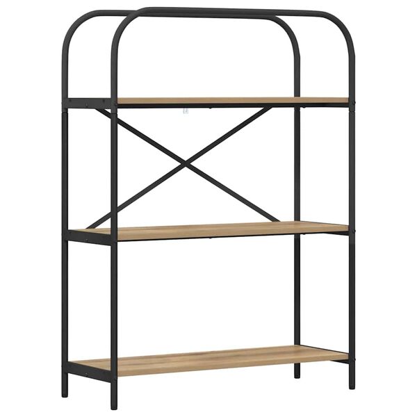 vidaXL Grāmatu plaukts Artisānā ozols 80 x 30 x 109 cm