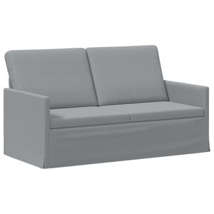 vidaXL Divvietīgs dīvāns Gai&scaron;i pelēka 150 x 81 x 82 cm Audums