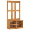 vidaXL halles koks SANDNES 87x40x159,5 cm masīvkoka priede