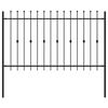 vidaXL Skrūvežogs ASTEN 200 x 166 cm Melna