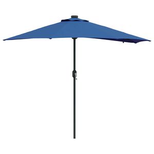 vidaXL Dārza parasols 294 x 150 x 223 cm Poliesters un tērauds